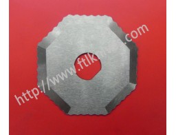 Octagon Shaped Round Serrated Knife  Octagon Shaped Round Serrated Knife