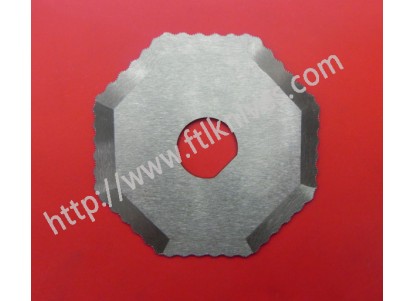 Octagon Shaped Round Serrated Knife