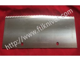 Long Flat / Straight Saw Toothed Cut Knife Blade