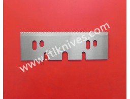 Long  Straight Saw Toothed Cut Knife Blade