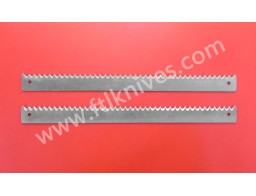 Long Flat / Straight Saw Toothed Cut Knife Blade