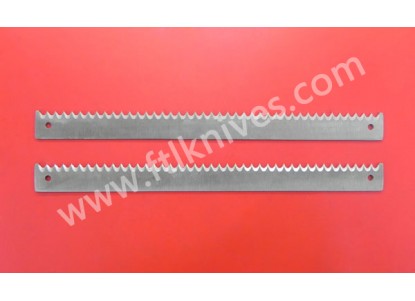 Long Flat / Straight Saw Toothed Cut Knife Blade
