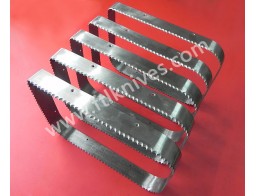 Square serrated knife