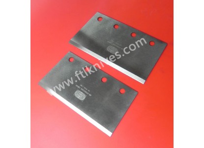 Straight cutting blade
