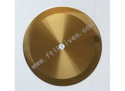 Tin Coating Big Circular Blade Machine Blades Golden Knife