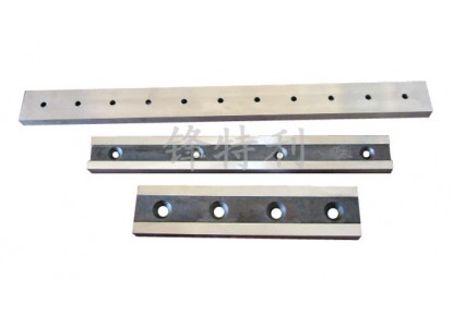 straight shearing blade for iron and steel