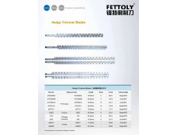Hedge Trimmer Blades