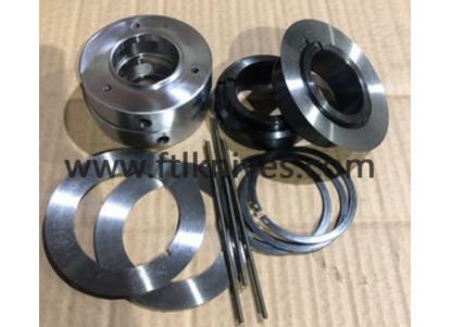 circular non-woven slitter and holder